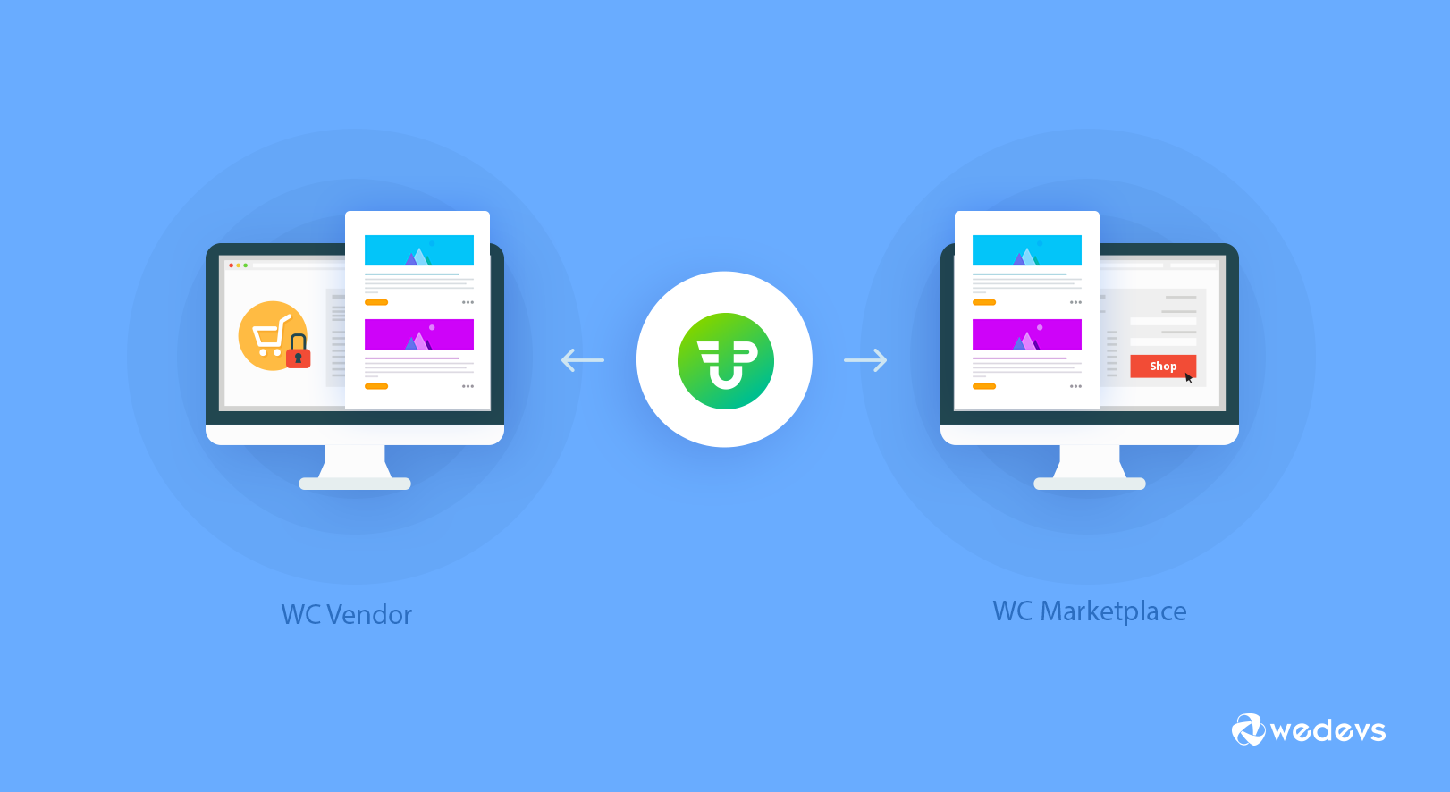 Integrate WC Vendor Marketplace or WC Marketplace with WP User Frontend