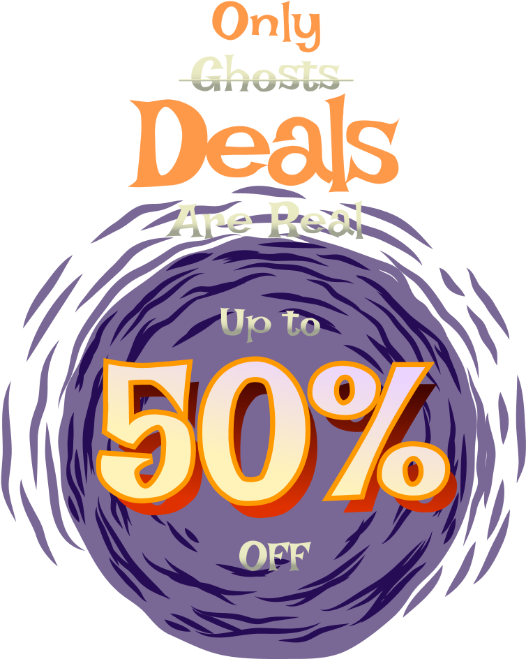 only Ghosts Deals are real up to 50% off