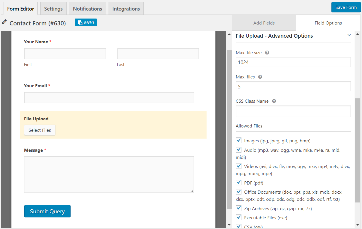File Uploader