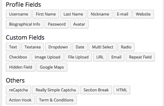 Build Your Own Registration Form