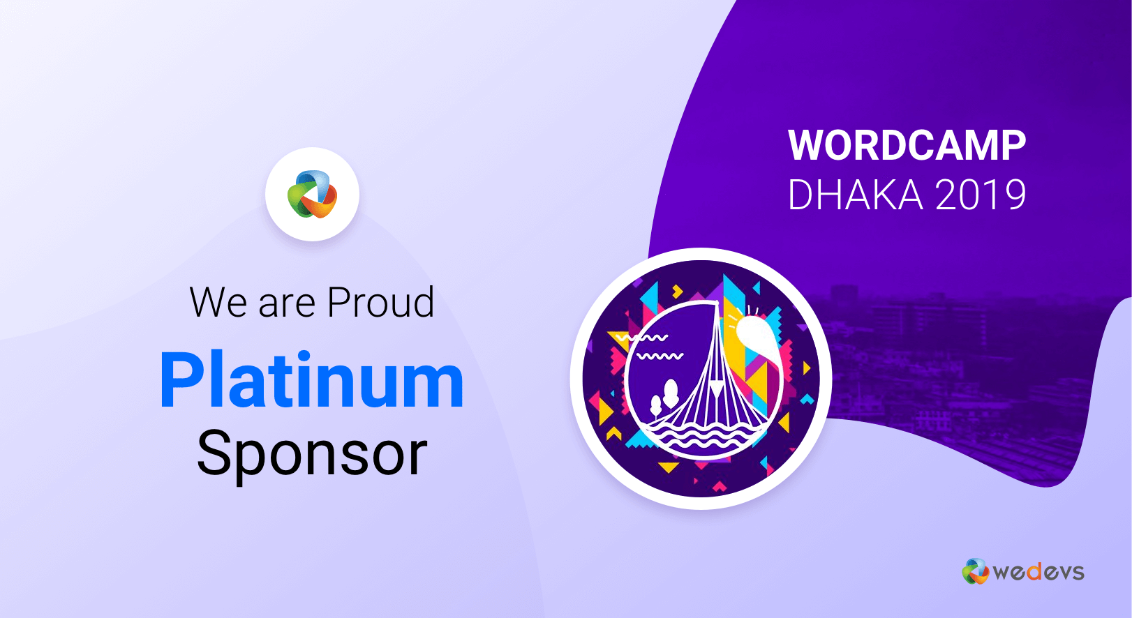 weDevs is the Proud Platinum Sponsor of WordCamp Dhaka 2019