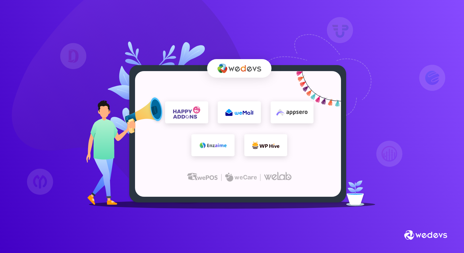 Introducing weDevs’ Latest Products: Happy Addons, weMail, Appsero, Enzaime, WP Hive