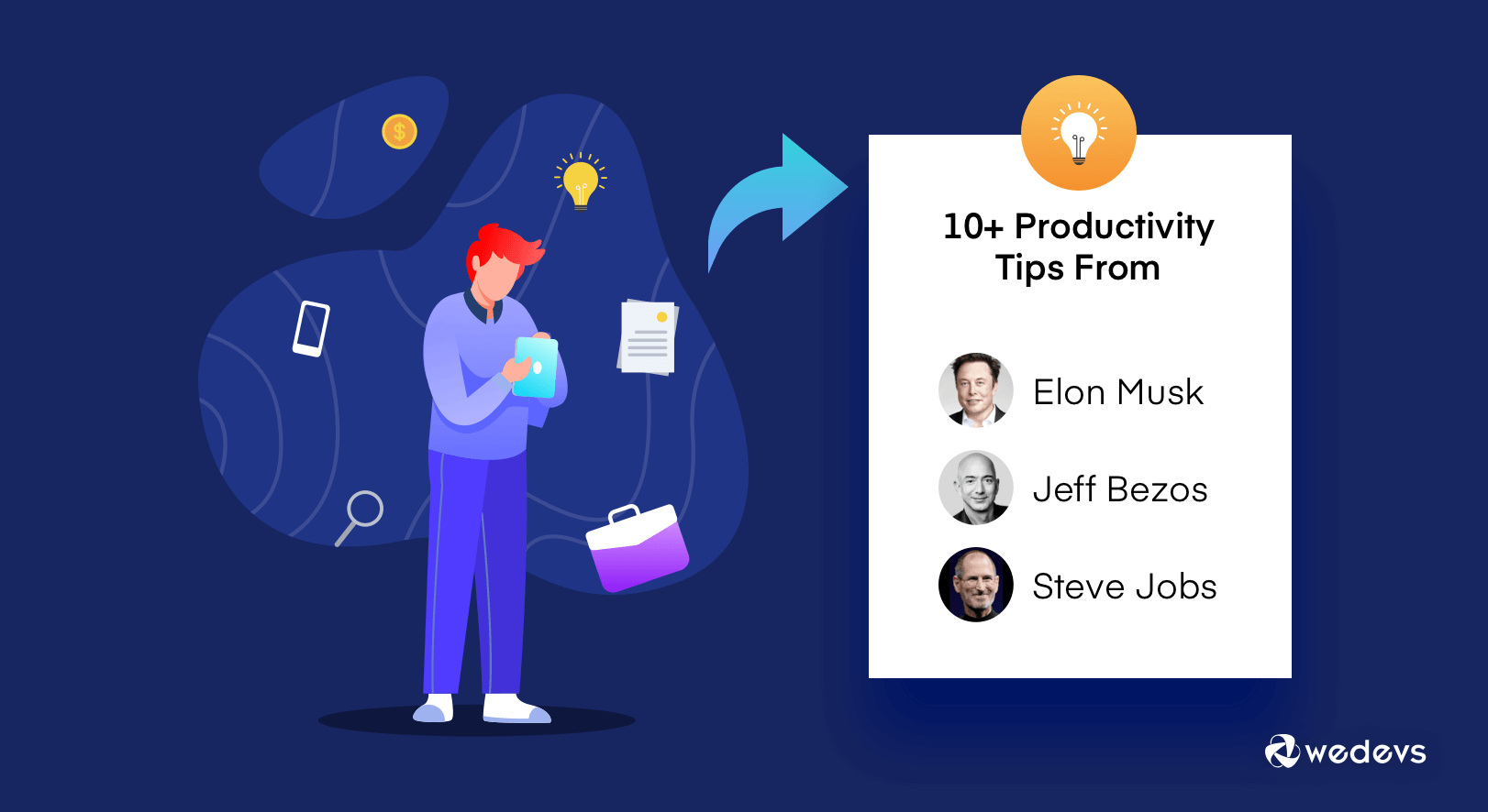 Best Productivity Hacks Shared by Elon Musk, Jeff Bezos, Steve Jobs