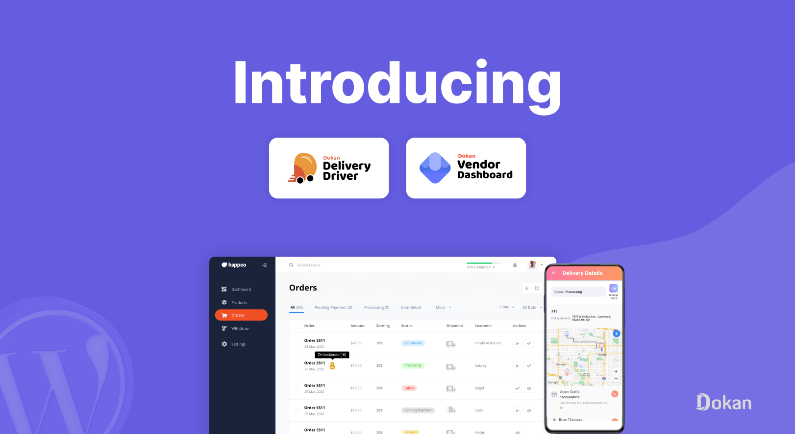 Introducing Dokan Delivery Driver & Newly Designed Vendor Dashboard