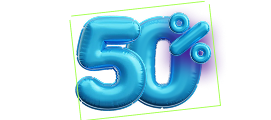 Up to 50 percent off