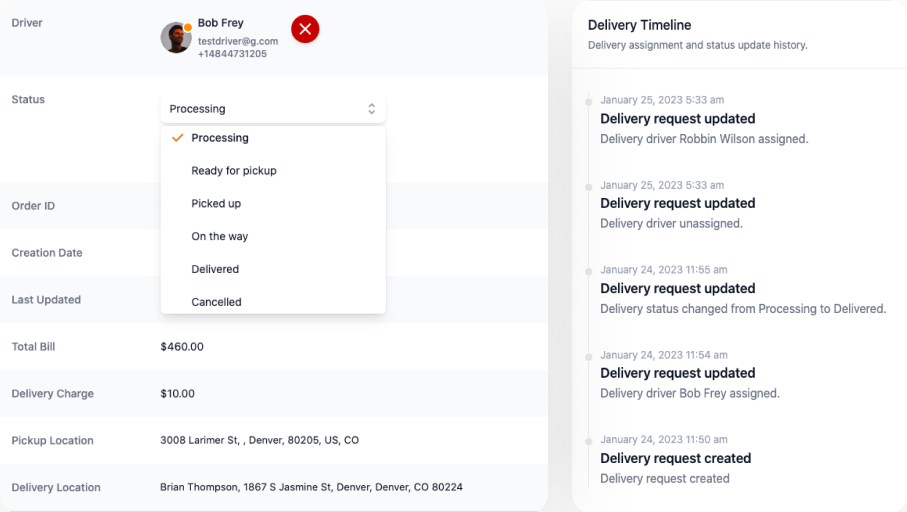 Delivery Status and Timeline for Consistent Updates on Shipped Orders