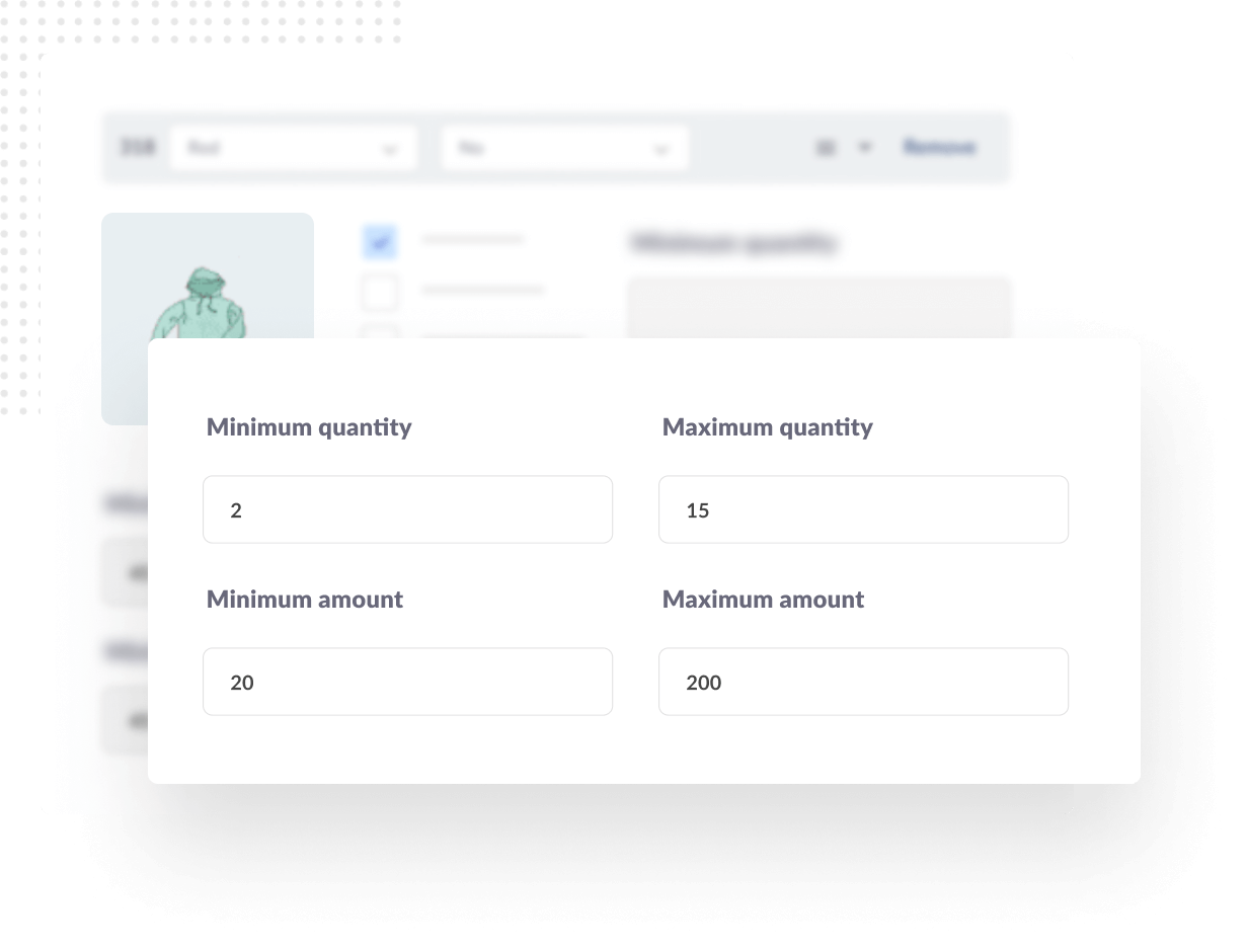 Outline Conditions On <br/>Individual Items