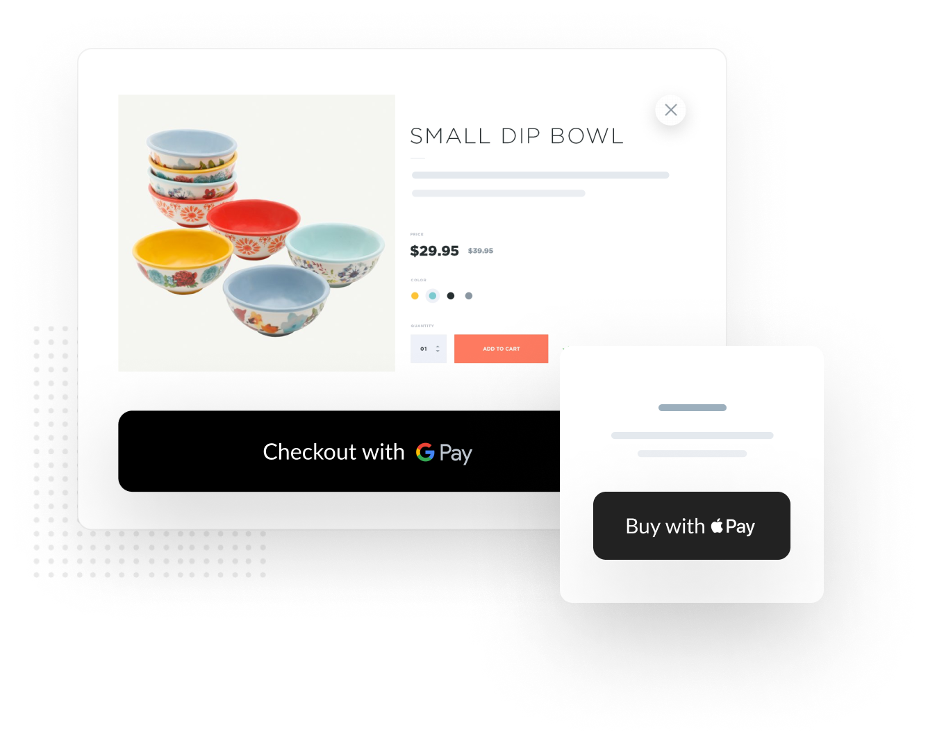 Smart Payment Buttons<br> for Efficient Shopping<br> Experience