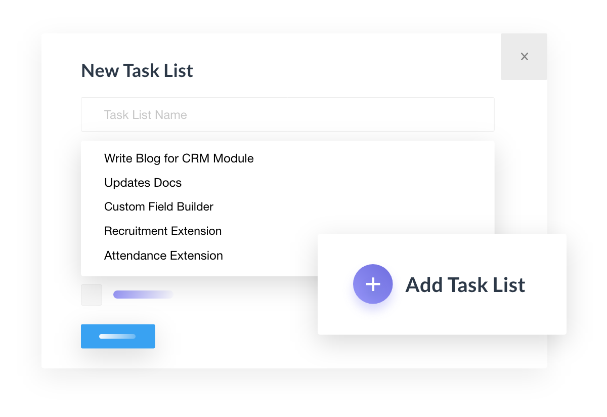 Create Tasks from other projects