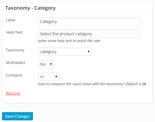 Advanced Search Widget — Advanced search widget taxonomy