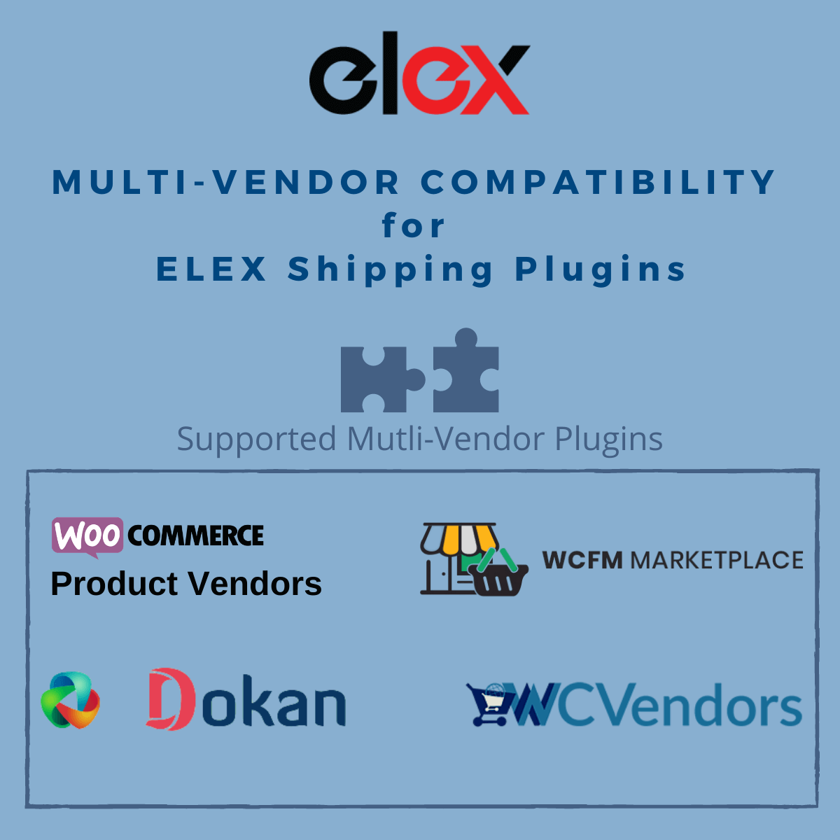 WooCommerce Multi-Vendor Support for ELEX Shipping Plugins
