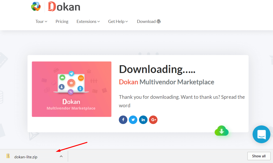 Download Dokan Plugin