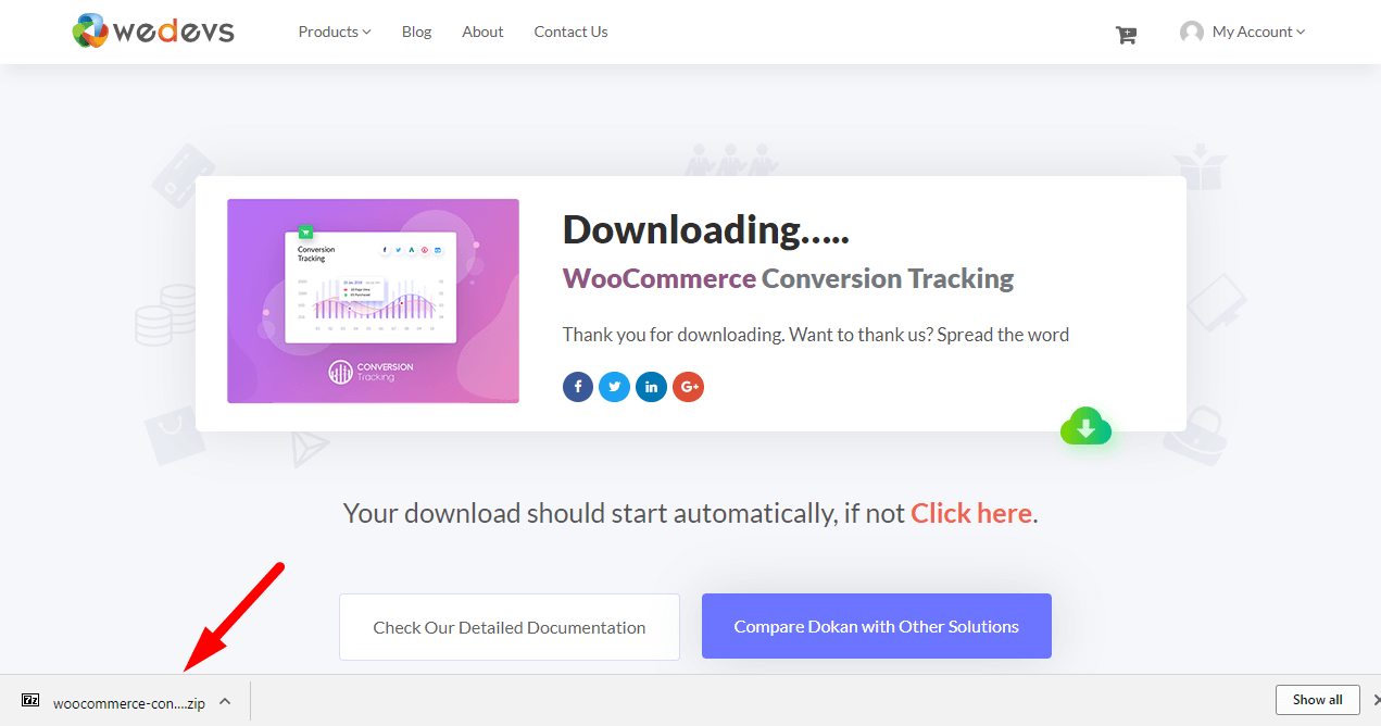 Download WooCommerce Conversion Tracking Plugin