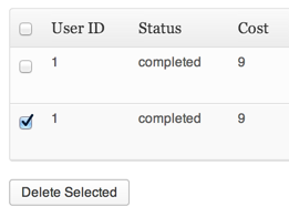 delete transactions
