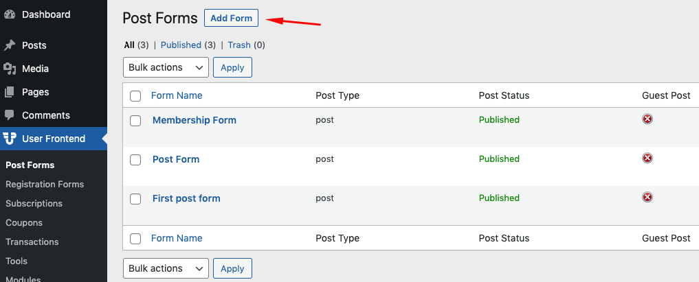 Campaigns stat. Create Post form. WOOCOMMERCE POS. Post form. Frontend user profile WOOCOMMERCE.