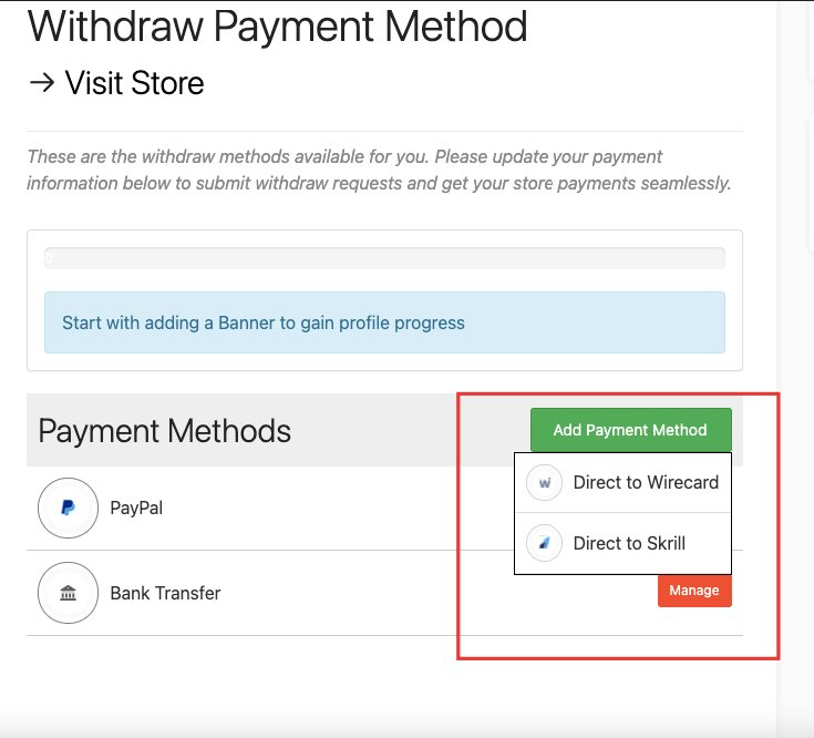 add payment method