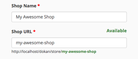 Dokan seller URL customisation