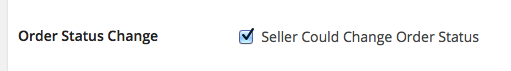 Order status change