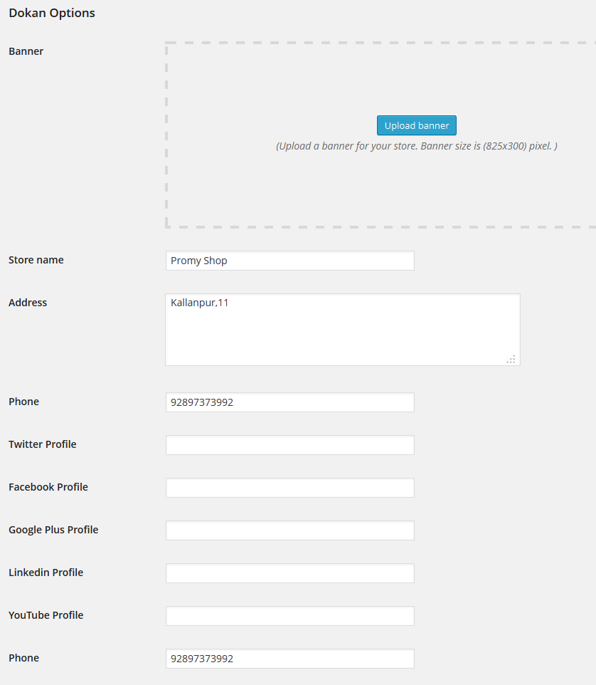 A screenshot of dokan setting page showing seller settings from admin