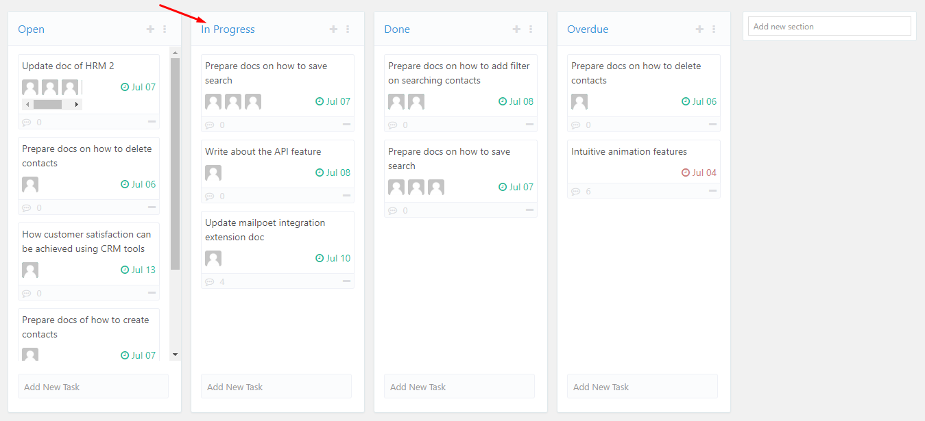 Customizing boards (Renaming, Adding and Deleting)