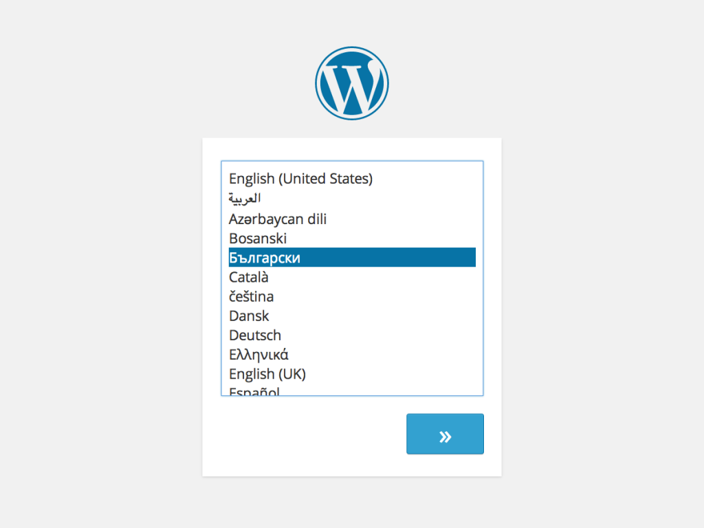 wordpress 4.0 language