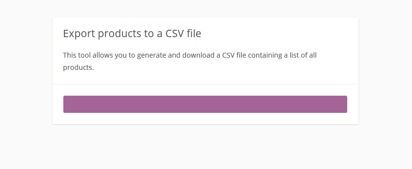 this is a screenshot of Export as CSV