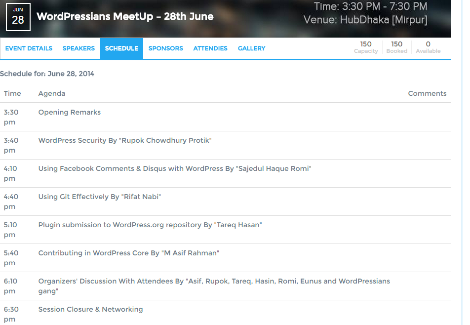 wordpress meetup