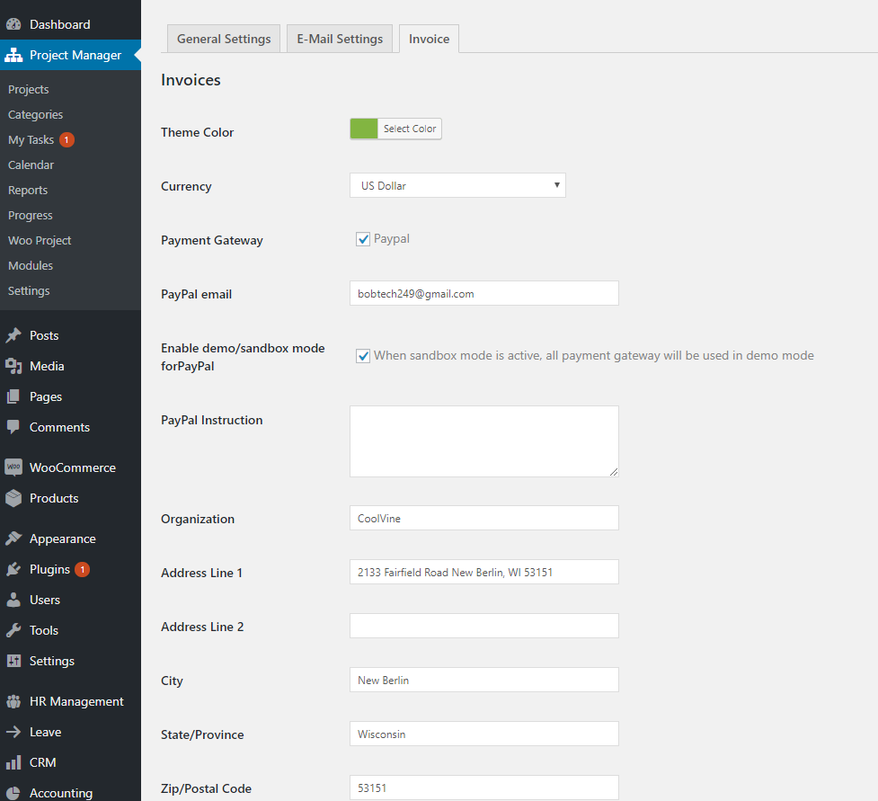 An overview of WPPM settings