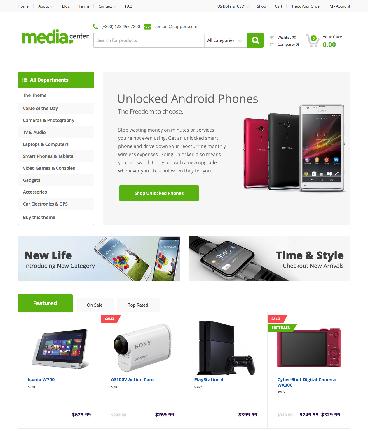 media center-best-multi-vendor-wordpress-theme
