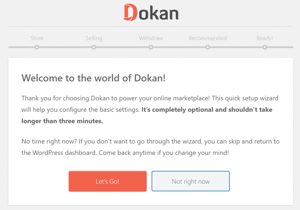 This image shows dokan-seller-setup-wizard-intro