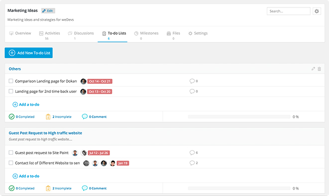 website project management