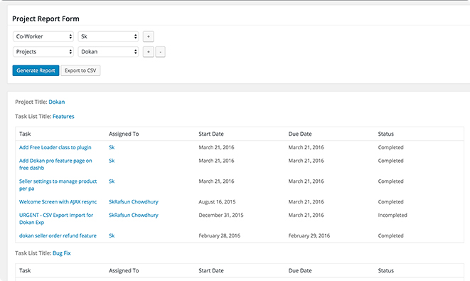 website project management
