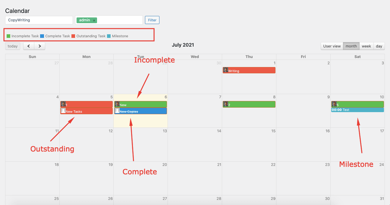 task types