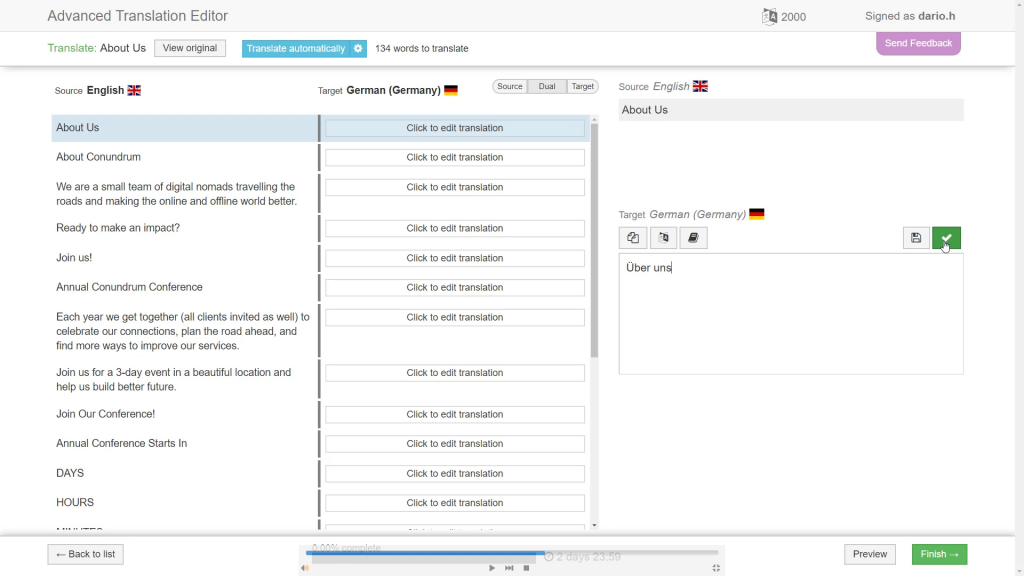 this is a screenshot of wpml-advanced-translation-editor-interface