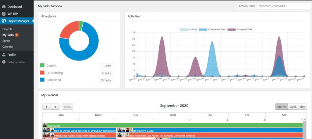 My Task- WordPress Project Manager Plugin