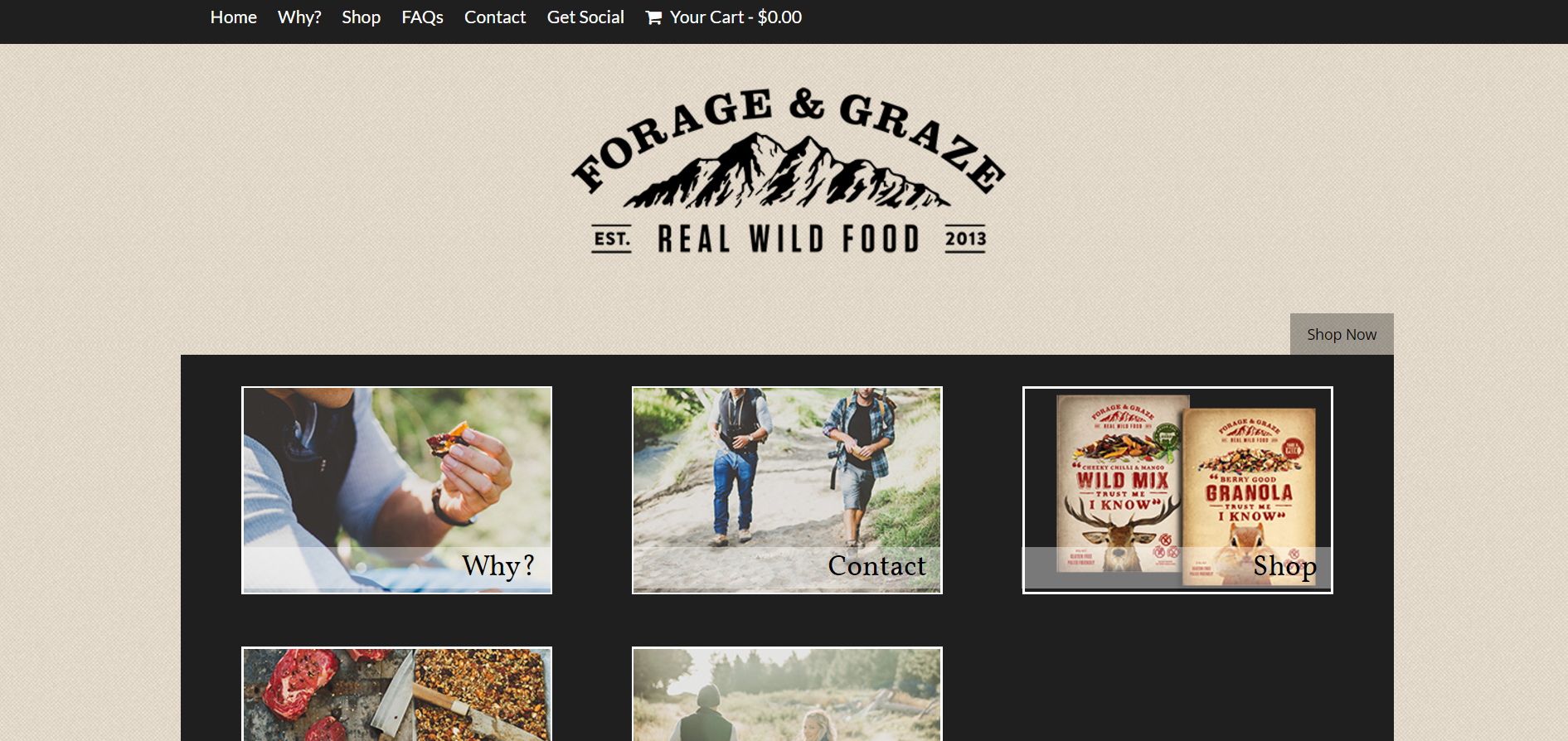 This is the screenshot  of forage-graze-best-woocommerce -stores