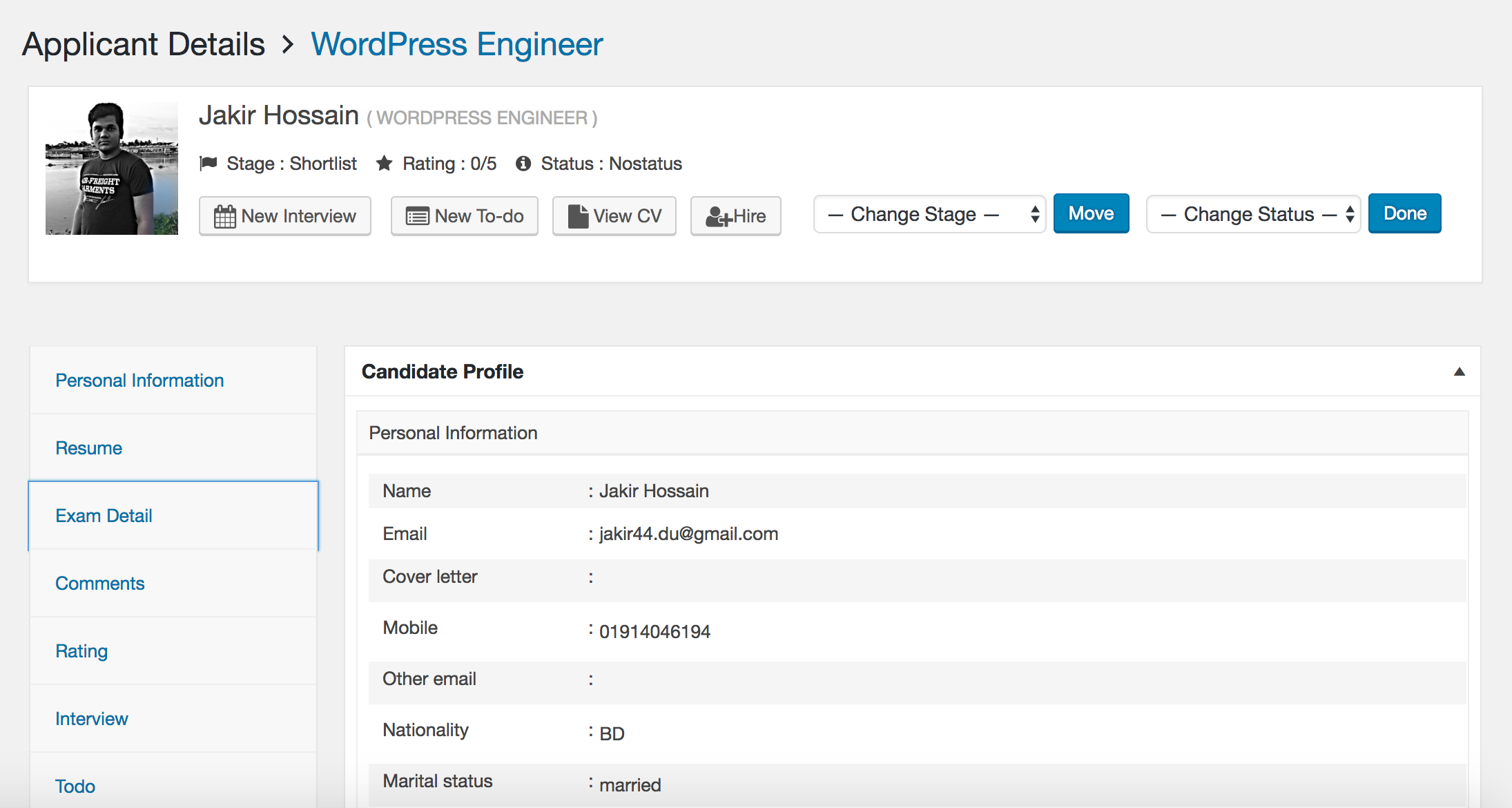 wordpress erp