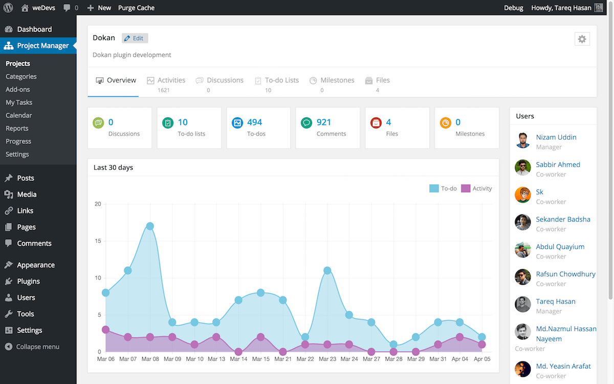 Wordpress Gantt Chart Plugin