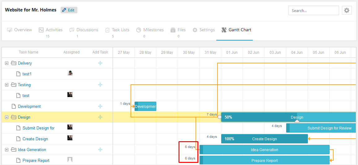 Gantt Chart Plugin for WordPress