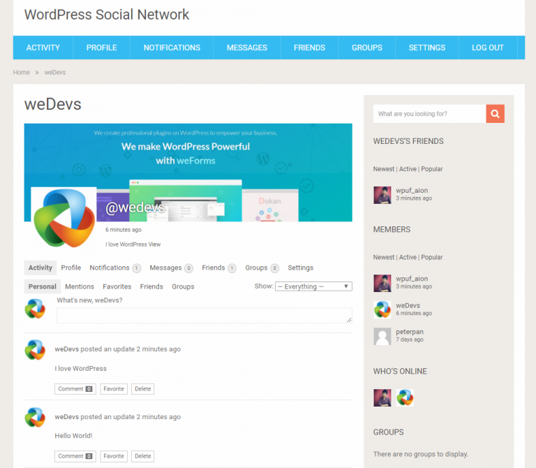 how to build a social networking site with wordpress