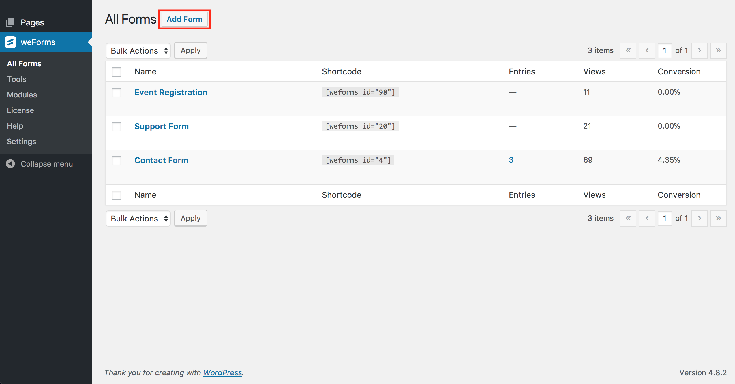 Form building with weForms- best Google forms alternative