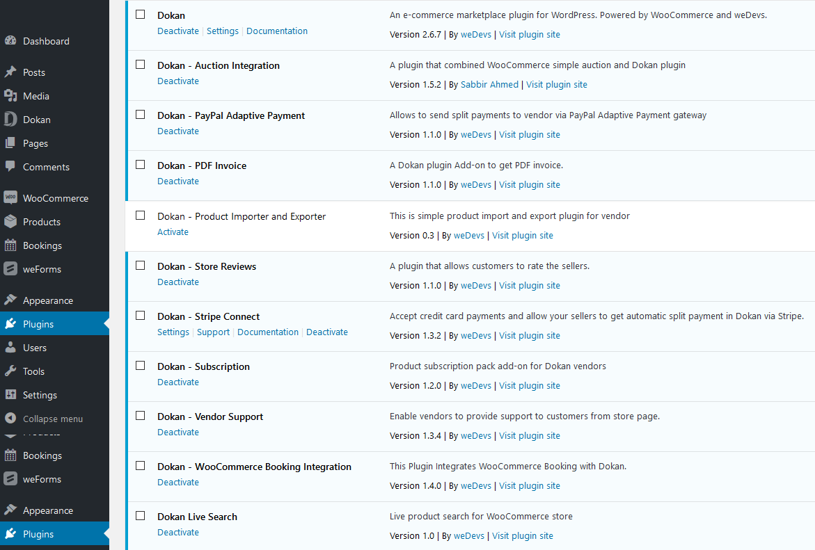 WordPress Store Update
