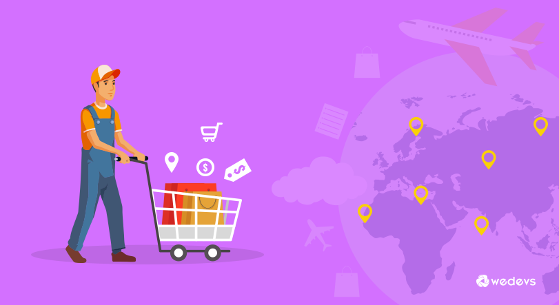 An illustration to elaborate WooCommerce shipping options