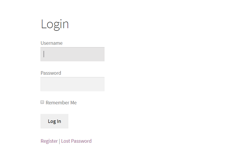 How to Setup Login Page