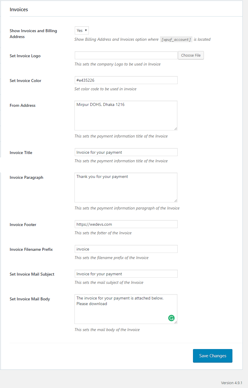 How to Create Payment Invoice