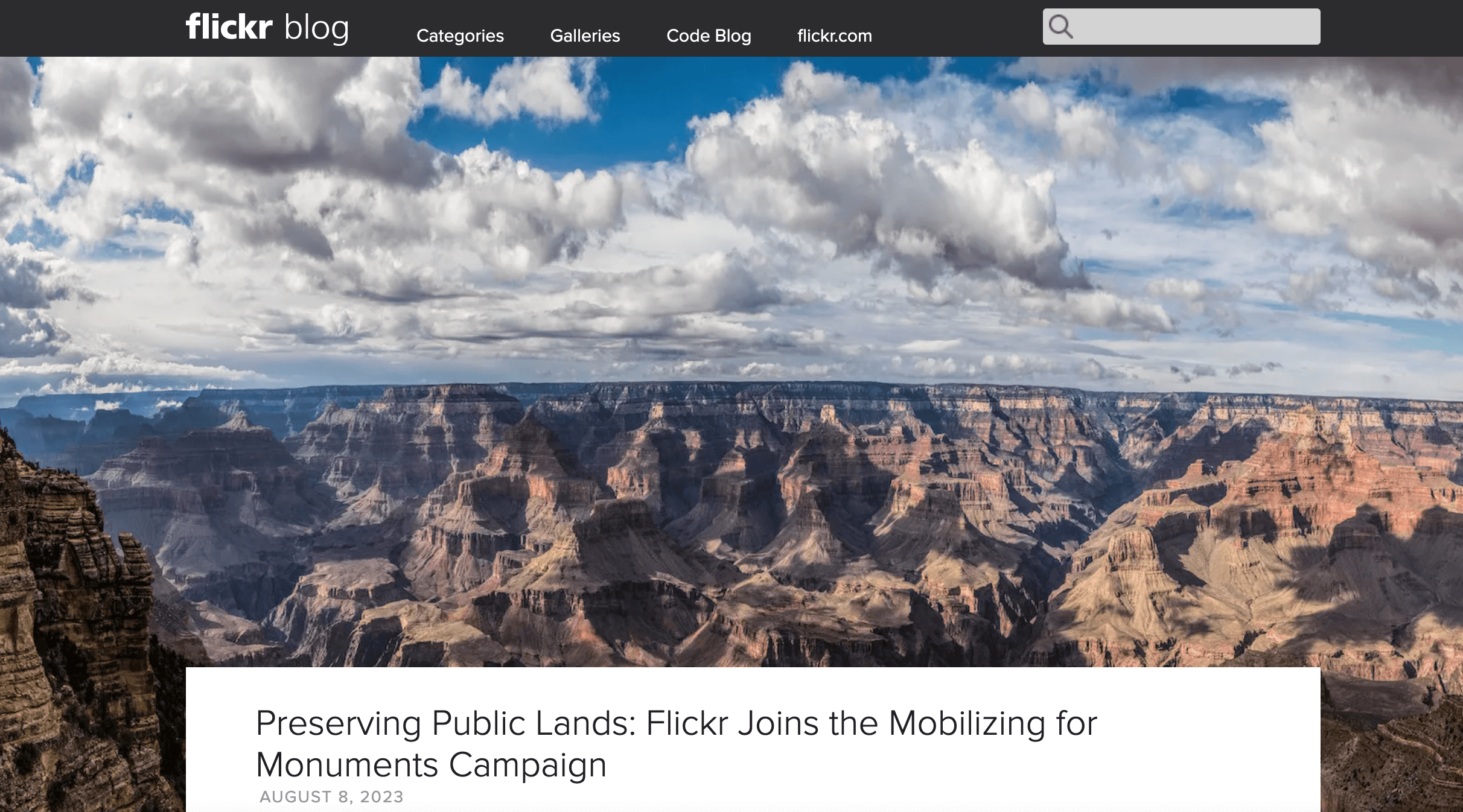 Flickr Blog_companies using wordpress