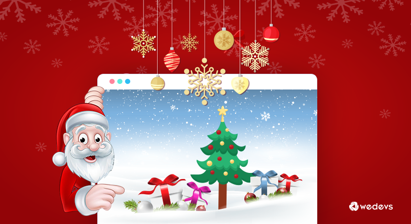 an image on Christmas with Santa Claus related to WooCommerce Marketing Calendar