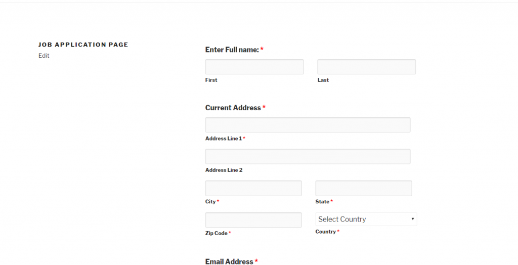 How To Create Online Job Application Forms In Wordpress Wedevs 7783