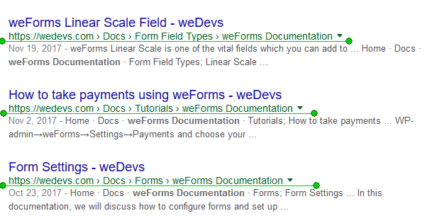 This image shows a SERP page 