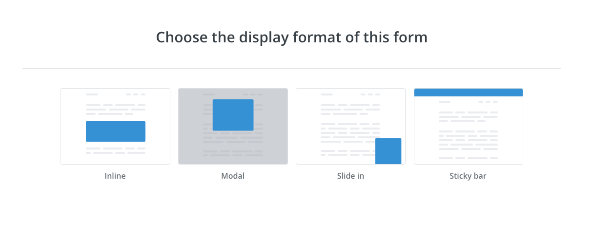 choose form type